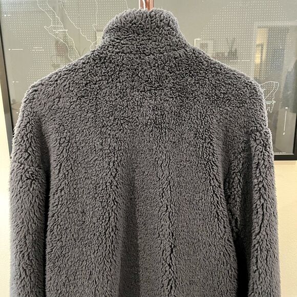 Urban Outfitters - Fleece Full Zip Jacket - Black - Picture 6 of 6